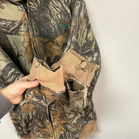 Vintage 90s Camo Hoodie - Picture 6 of 7